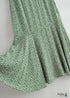Boho Skirts in Green Garden For Women